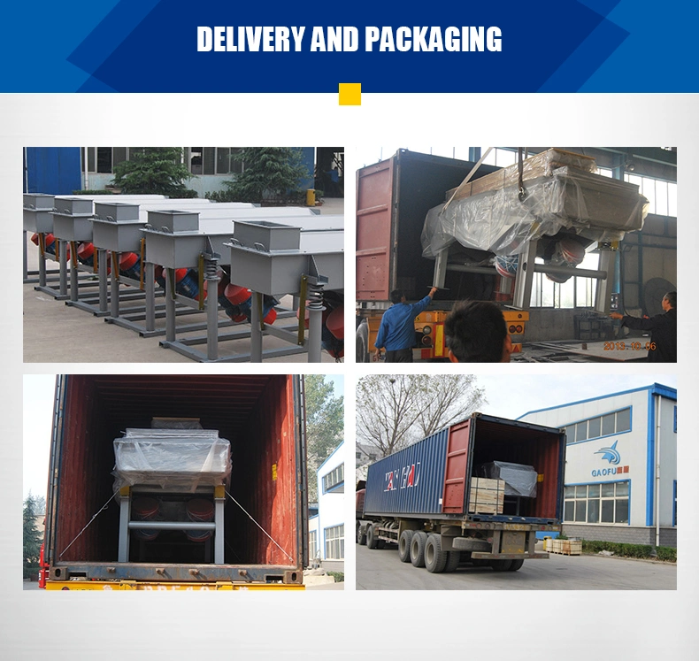 Industrial Electric Intelligence Vibrating Sieve Wood Sawdust Screening Linear Sieving Machine