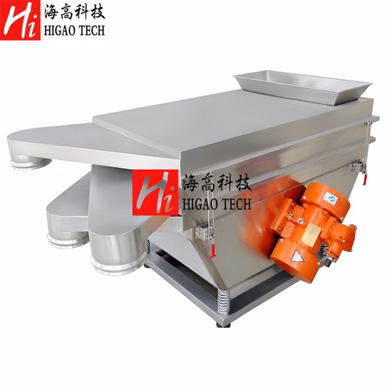 음식 급료 선형 진동체 스크린 작은 물고기에 의하여 말리는 체질 기계